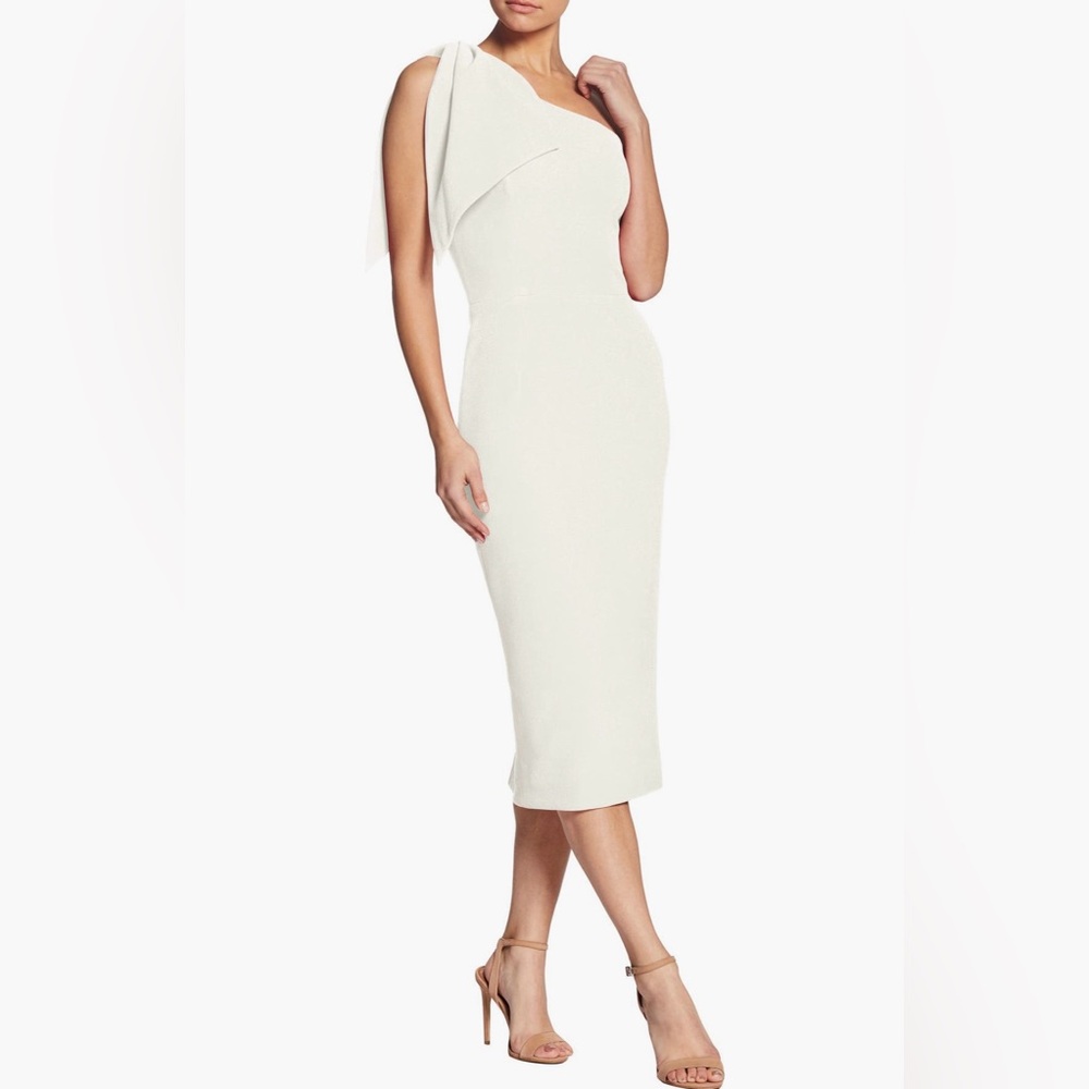 Dress the Population - Tiffany One Shoulder Midi Dress